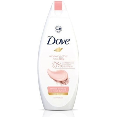 Dove Renewing Glow Pink Clay sprchový gél 250 ml