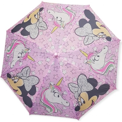 Minnie a jednorožec deštník dětský sv.růžový