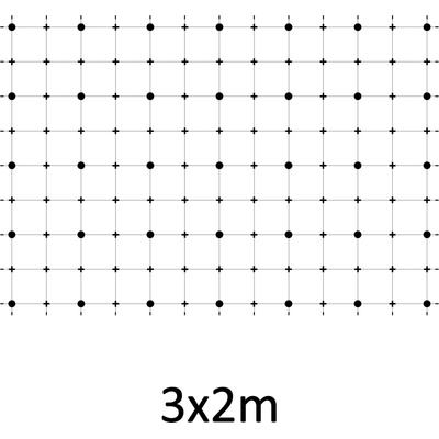 Montážní sada pro zelenou stěnu - nerez, rozměr 3 x 2 m