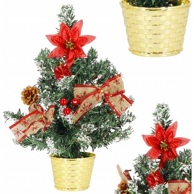 SPRINGOS Vánoční stromeček s ozdobami 40 cm – Zbozi.Blesk.cz