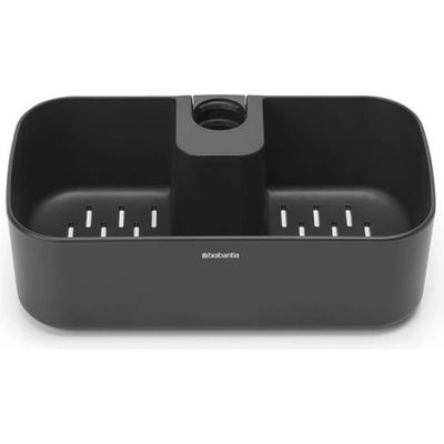 Brabantia Органайзер за душ Brabantia ReNew 1004186, 7.5х13.3х24.4 см, Дъно с отвори за вода, Устойчивост на корозия, Тъмносив (1004186)