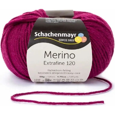 Schachenmayr Merino extrafine 120 Burgundská 133