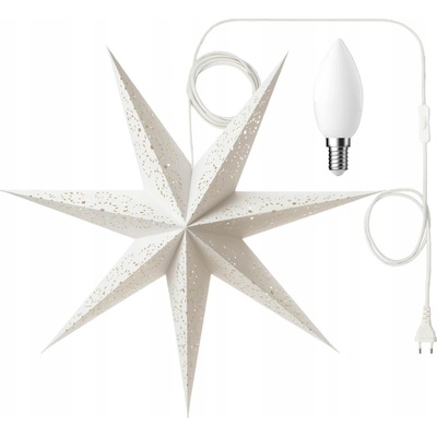 IKEA STRALA závěsná hvězda s krajkou 70 cm ORIGINÁL lampa