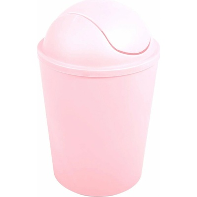 MSV výklopný kôš Ako, pastelovo ružový, plast, 5,5 l