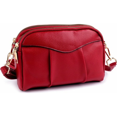 Kabelka 22x15 cm červená