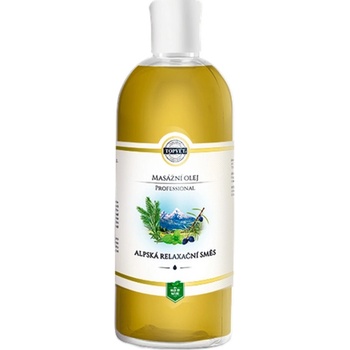 Topvet Professional alpská relaxační směs masážní olej 500 ml