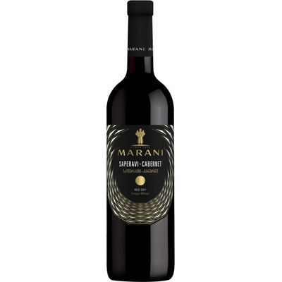 Marani Saperavi Cabernet gruzínské červené suché 2021 13,5% 0,75 l (holá láhev)