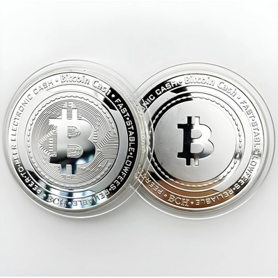 HARAHU Монета Bitcoin Cash - Сребърна / Тип2 KP13438 (13438)