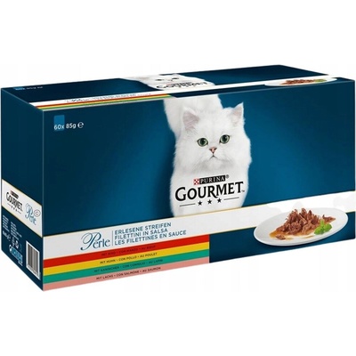 PURINA NESTLE PURINA Gourmet Perle Mix Храна за котки, мокра, 60x85 g