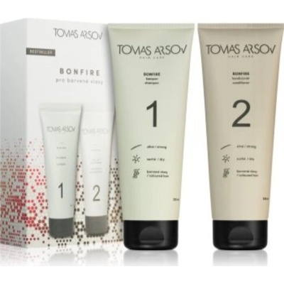 Tomas Arsov Bonfire šampon 250 ml + oplachový kondicionér 250 ml dárková sada – Zboží Dáma