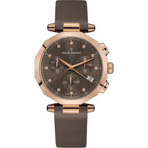 Claude Bernard Дамски часовник Claude Bernard Dress Code - 10251-37RCGR-GRIR (10251-37RCGR-GRIR) Часовници