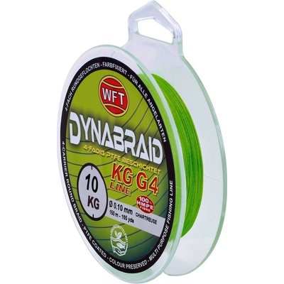 WFT Splétaná Šňůra Round Dynamix G4 Chartreuse 300 m 0,16 mm 16 kg