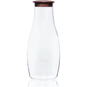 Retap karafa 1,2l dřevěný uzávěr