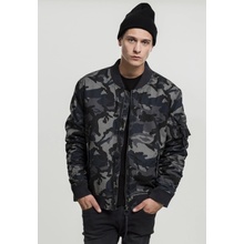 Urban Classics Vintage Camo Cotton bomber jacket dark camo