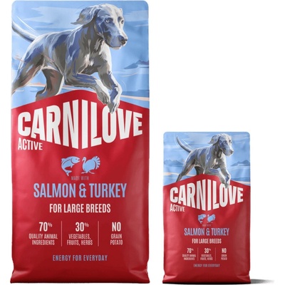 Carnilove Active Dog Made with Salmon & Turkey for Adult Large Breeds 16 kg