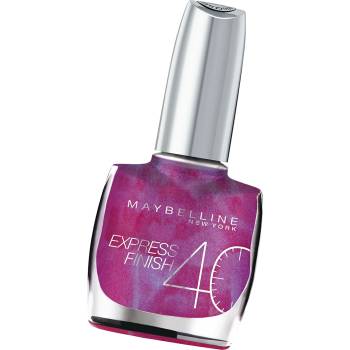 Maybelline Express Finish 40 секунди лак за нокти Nr. 250 Deep Violet 10 мл