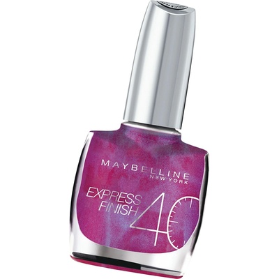 Maybelline Express Finish 40 секунди лак за нокти Nr. 250 Deep Violet 10 мл