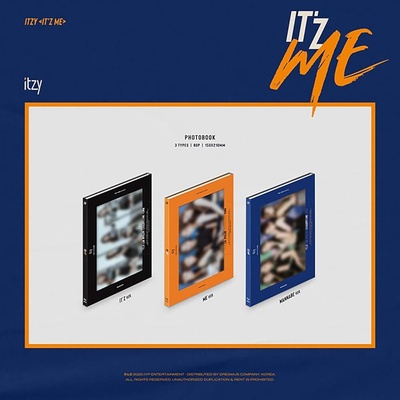It'z Me - Random Cover - Incl. 80pg Photobook, Frame Sleeve, CoverPostcard + 2 x Photocards - Itzy CD