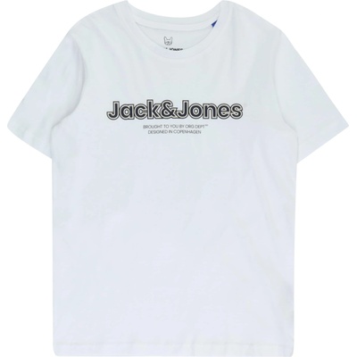 JACK & JONES Тениска 'LAKEWOOD' бяло, размер 140