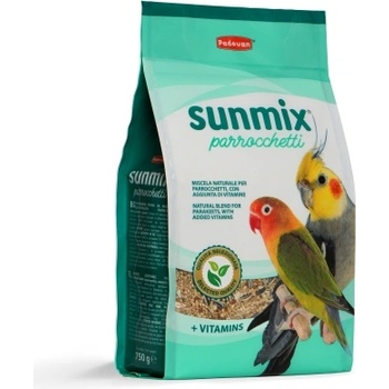 Padovan -SUNMIX Coccoritte - Пълноценна храна за средни папагали - 0.750 кг