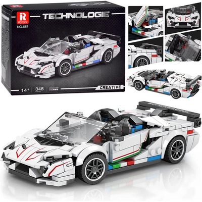 Reobrix Stavebnice supersportovní auto kabriolet se spojlerem