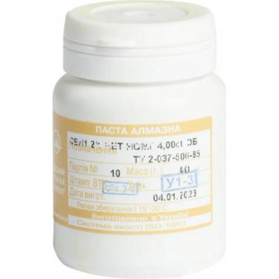 PDTOOL SUPERABRASIVES (POLTAVA) CBN brúsna pasta PDTOOLS 1/0 40g