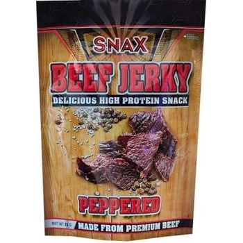 Snakit Foods Snax Beef Jerky Peppered Sušené hovězí maso 25 g