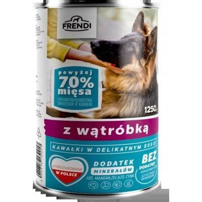 Frendi Adult kúsky v jemnej omáčke s pečeňou 1250 g