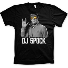 Fantasyobchod tričko Star Trek DJ Spock černé