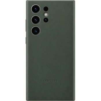 Samsung Leather Cover EF-VVS918LG - оригинален кожен кейс (естествена кожа) за Samsung Galaxy S23 Ultra (зелен)