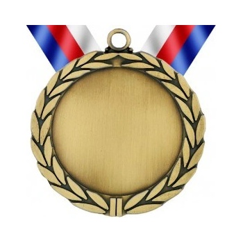 Medaile MD80 zlato s trikolórou