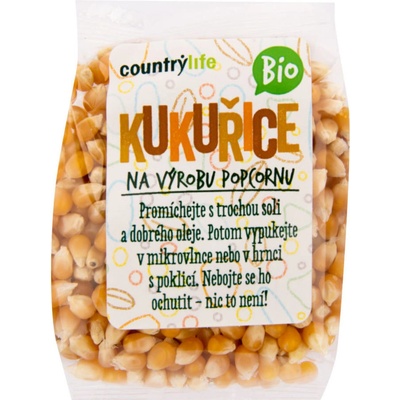 Country Life Kukuřice na výrobu popcornu 200 g BIO