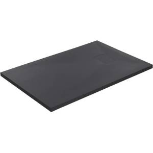 Inter Ceramic Правоъгълно композитно душ корито Inter Ceramic 160x80 см, матово каменно покритие - тъмносиво (16080RS-3)