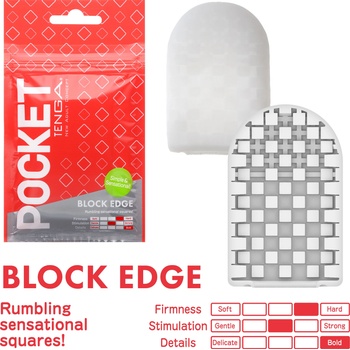 Image 1 of TENGA Pocket Stroker Block Edge