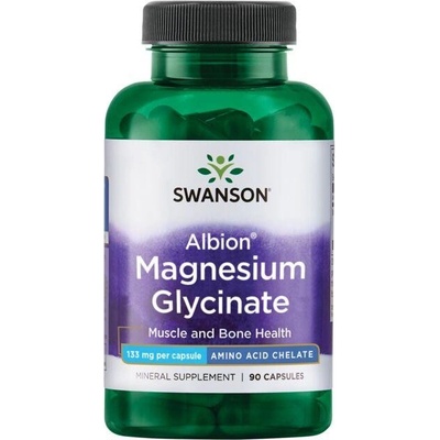Swanson Magnesium Bisglycinate elem. hořčík 133 mg 90 kapslí