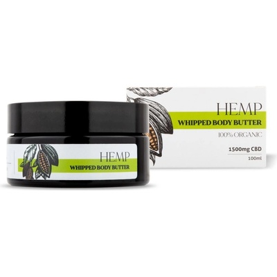 Endoca Konopné šľahané telové maslo 1500 mg CBD, 100 ml