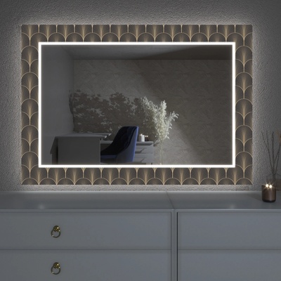 Artalo LED zrcadlo s dekorem D19 50 x 50 cm