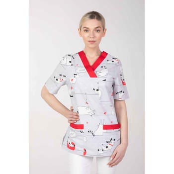 Image 1 of Martexd Елегантна и стилна медицинска туника (m-074g)