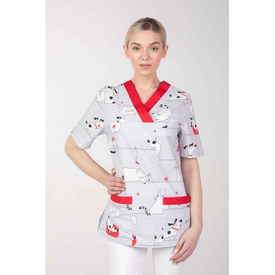 Martexd Елегантна и стилна медицинска туника (m-074g)