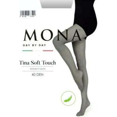 Mona dámské punčochové kalhoty Tina Soft Touch 40 DEN opálově zelená