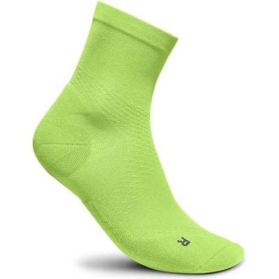 Bauerfeind Sports Мъжки чорапи за бягане Bauerfeind sports Run Ultralight Mid Cut Socks Running socks - Lime Green - размер 38-40 (EU) (201-3951-0511)