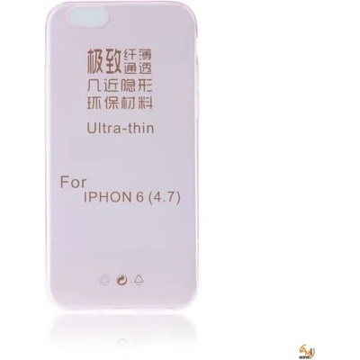 Apple Силиконов калъф за iPhone 6/6S 0.3мм розов