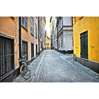 Dimex MS-5-0705 Vliesová fototapeta Stará ulička Stockholmu rozměry 375 x 250 cm