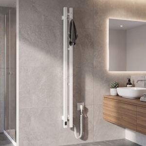 Vertaduro - Електрически сушилник за кърпи с термостат VEO 70W/230V 120x9 см IP44 бял десен (VR0102)