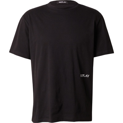 Replay Тениска черно, размер xl