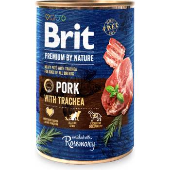 Brit Premium by Nature Свинско месо с трахея 400г