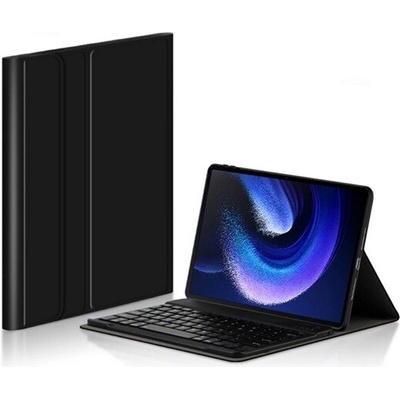 GIGAPACK puzdro so stojanom pre Xiaomi Pad 6, s koženým vzhľadom, typ FLIP, v angličtine, Čierne GP-147082
