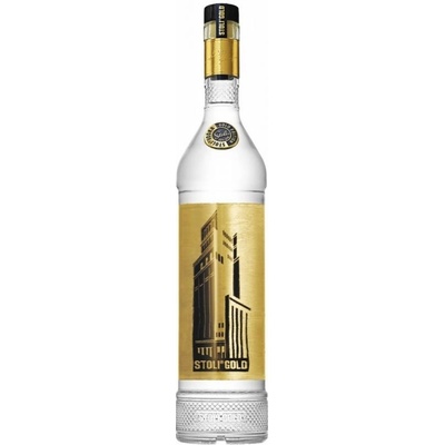Stolichnaya Gold 40% 1 l (čistá fľaša)