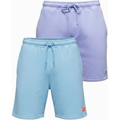 Sada unisex kraťasov s logom modré/fialové V3 Z129