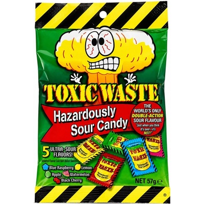 Toxic Waste Hazardously Sour Candy 57 g